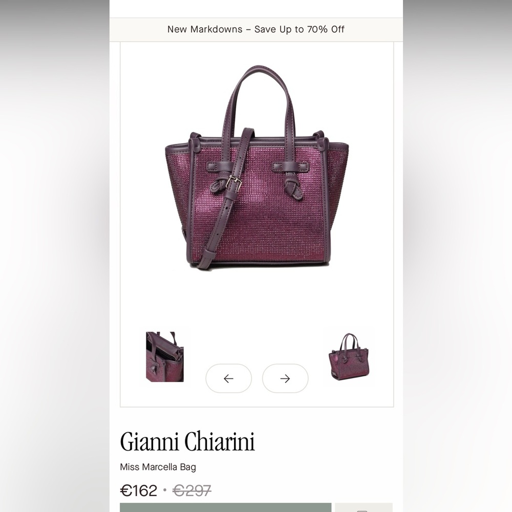Elegant Purple Women's Handbag